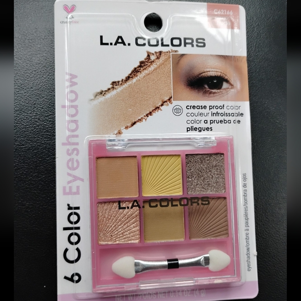 New L.A. Colors 6 Color Eyeshadow Palette